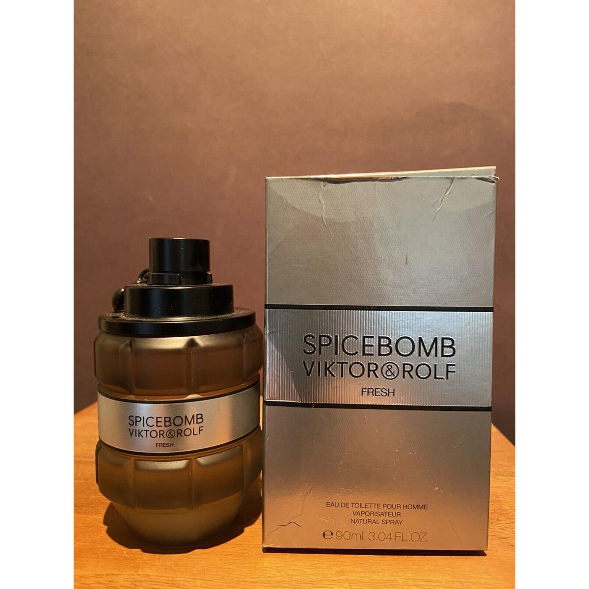 Spicebomb Viktor Rolf Fresh 3.04 oz / 100 ml Edt Spray For Men Rare