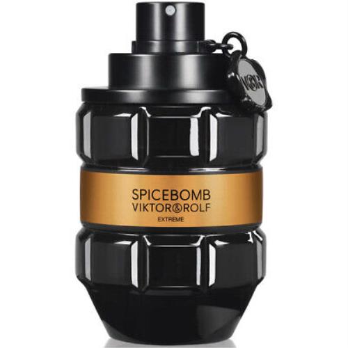 Viktor Rolf Spice Bomb Extreme Eau de Parfum Edp Spray For Men 3 oz / 90ml