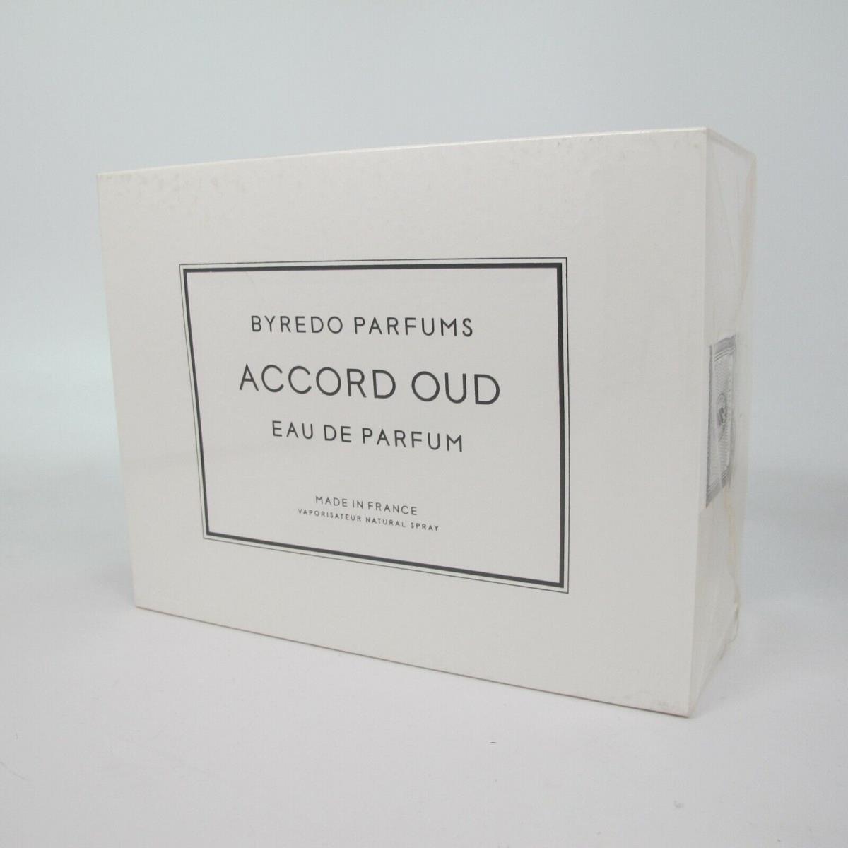 Accord Oud by Byredo 100 Ml/ 3.3 oz Eau de Parfum Spray