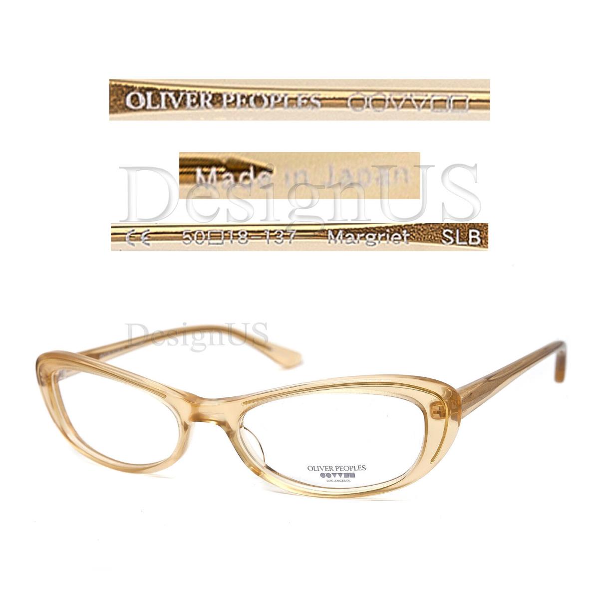 Oliver Peoples Margriet Slb 50/18/137 Eyeglasses - Made in Japan