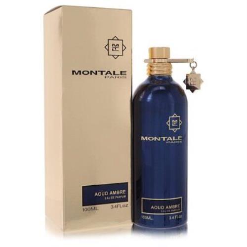 Montale Aoud Ambre by Montale Eau De Parfum Spray Unisex 3.4 oz