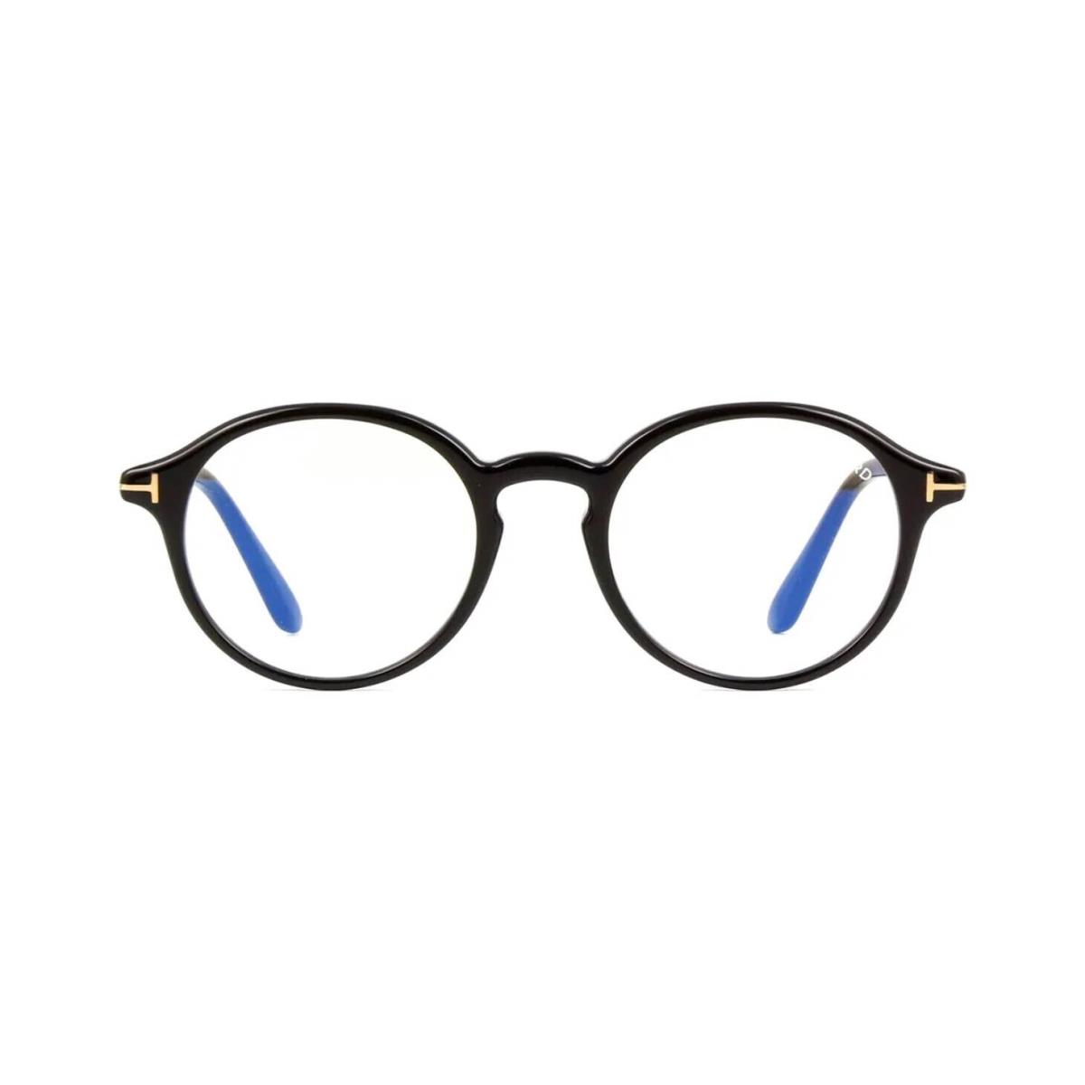 Tom Ford FT 5867-B Blue Block Shiny Black 001 Eyeglasses