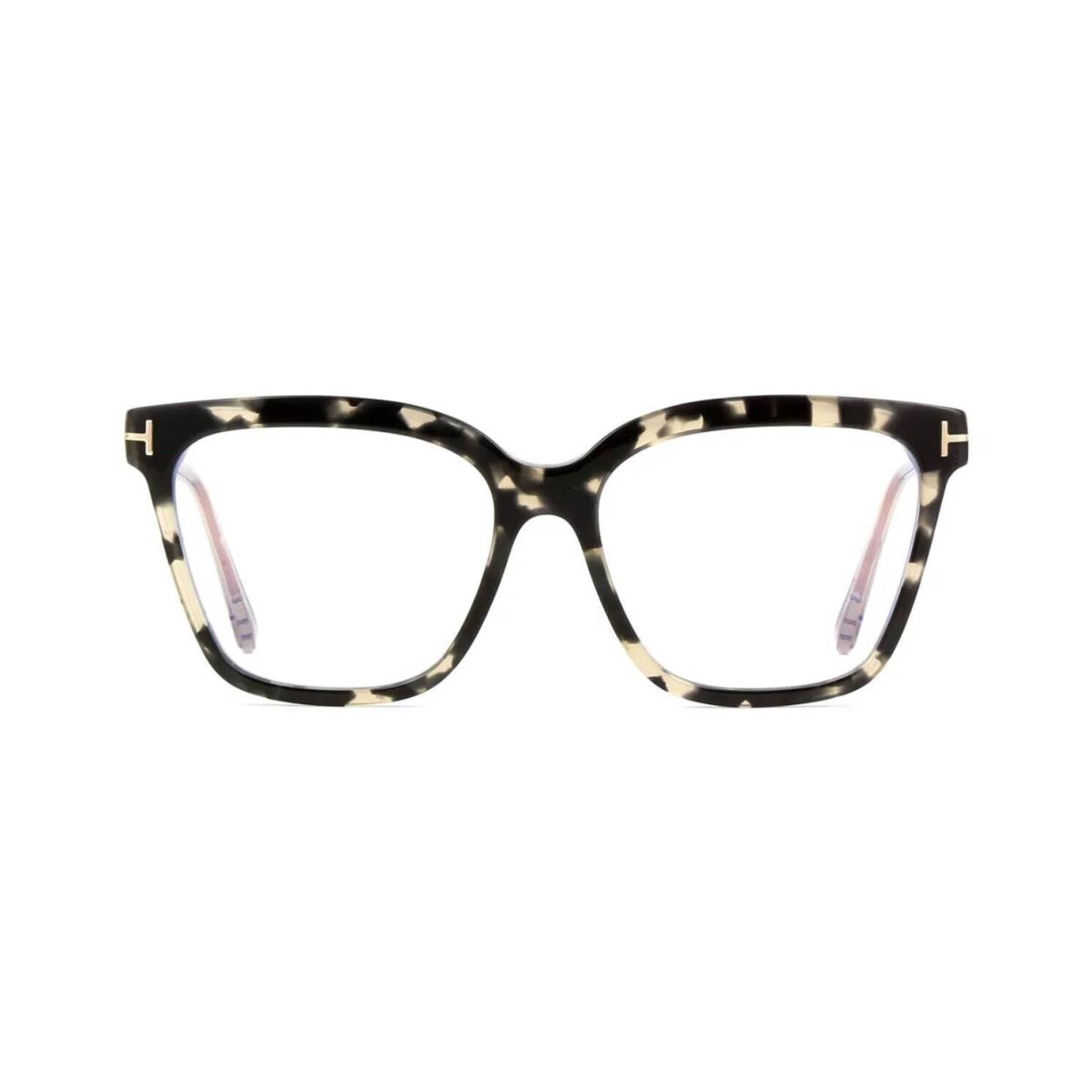 Tom Ford FT5892-B Blue Block Black White Havana 005 Eyeglasses