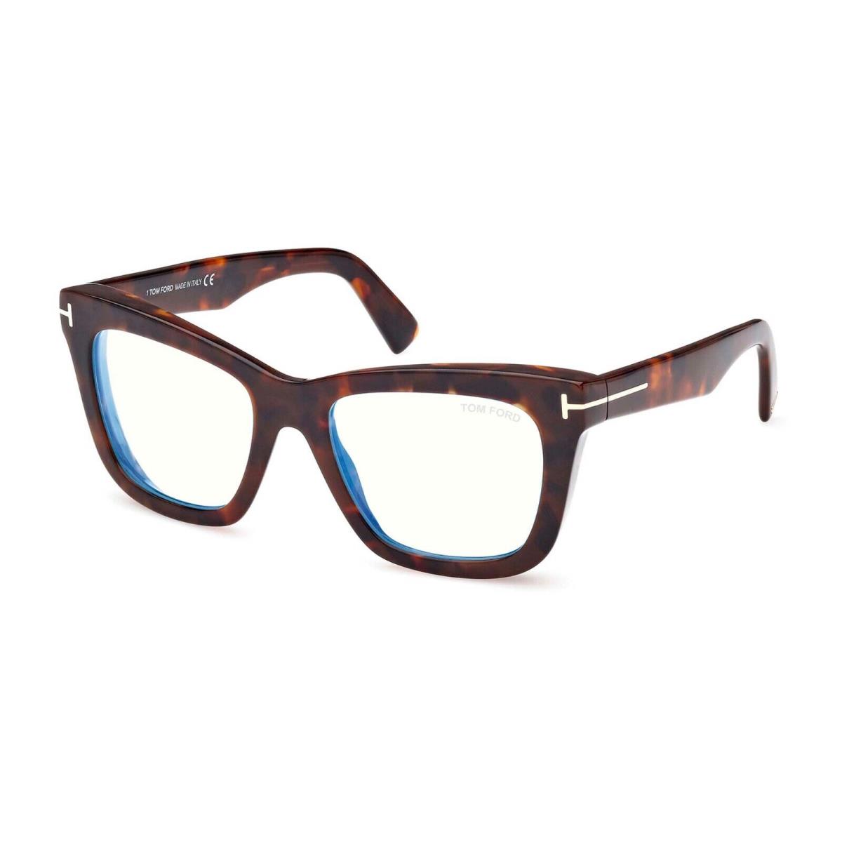 Tom Ford FT 5881-B Blue Block Dark Havana 052 Eyeglasses