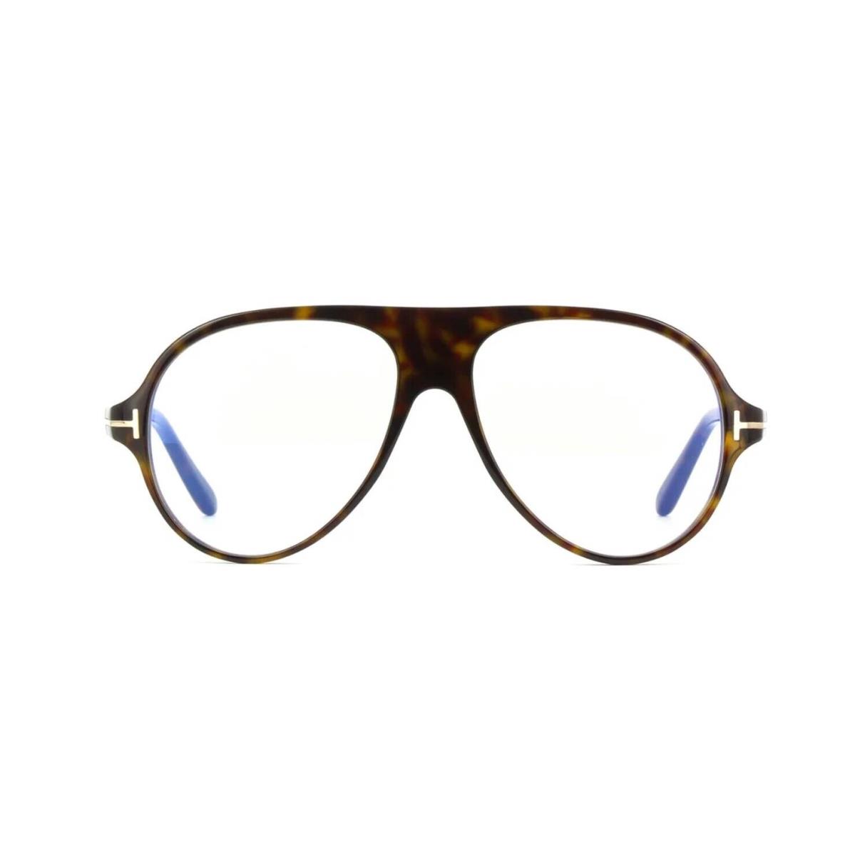 Tom Ford FT5012-B Blue Block Dark Havana 052 Eyeglasses