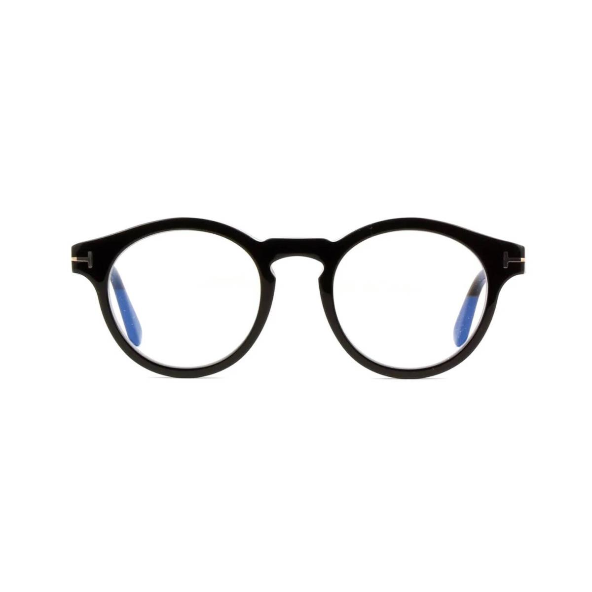 Tom Ford FT5887-B Blue Block Shiny Black 001 Eyeglasses