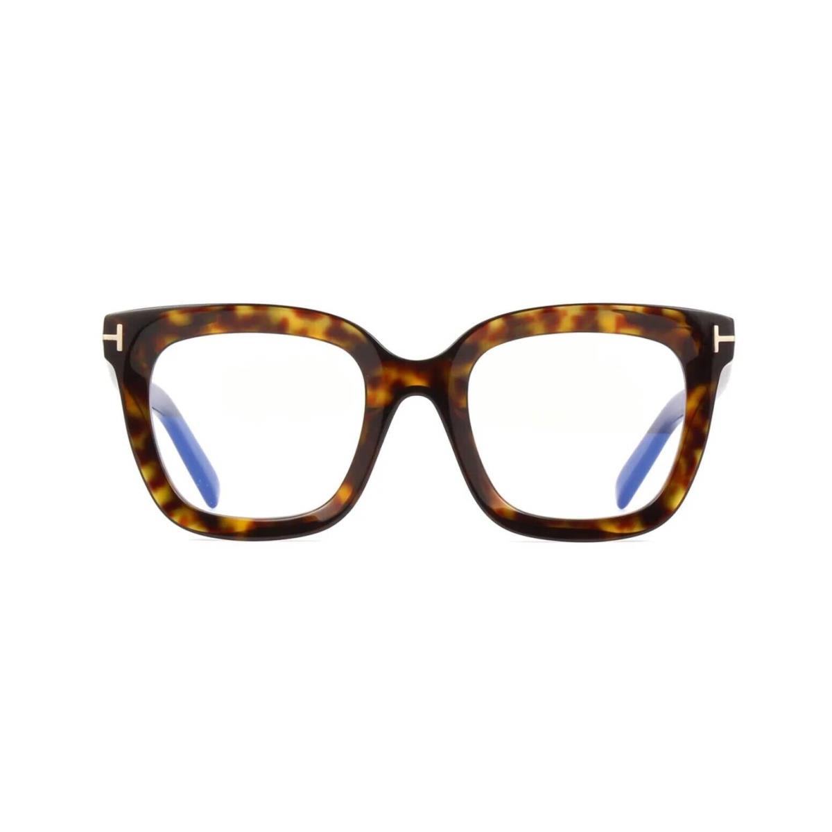 Tom Ford FT 5880-B Blue Block Dark Havana 052 Eyeglasses