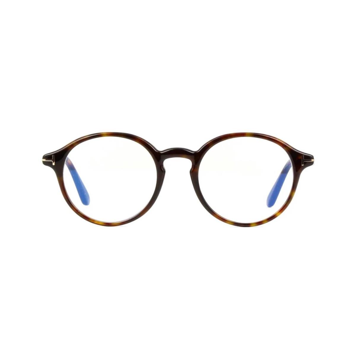 Tom Ford FT 5867-B Blue Block Dark Havana 052 Eyeglasses