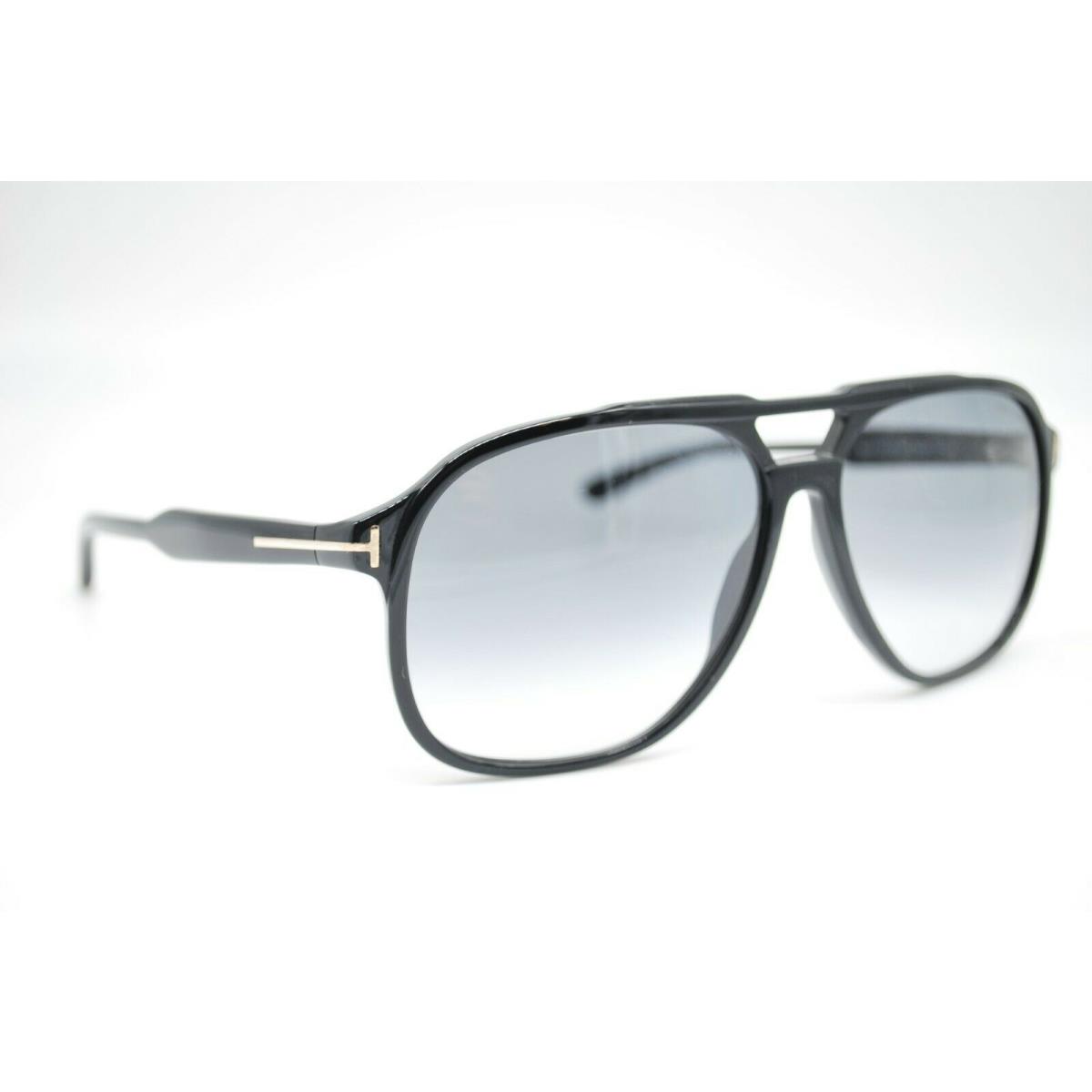 Tom Ford TF 753 01B Black Gray Gradient Frames Sunglasses 62-14