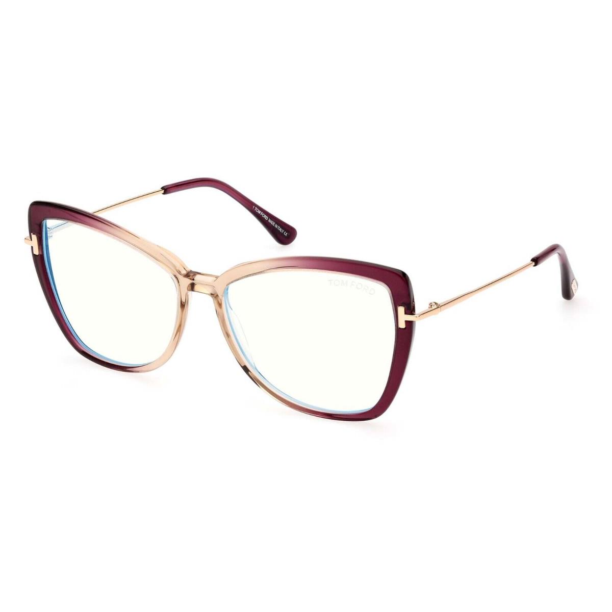 Tom Ford FT 5882-B Blue Block Violet Shaded 083 Eyeglasses