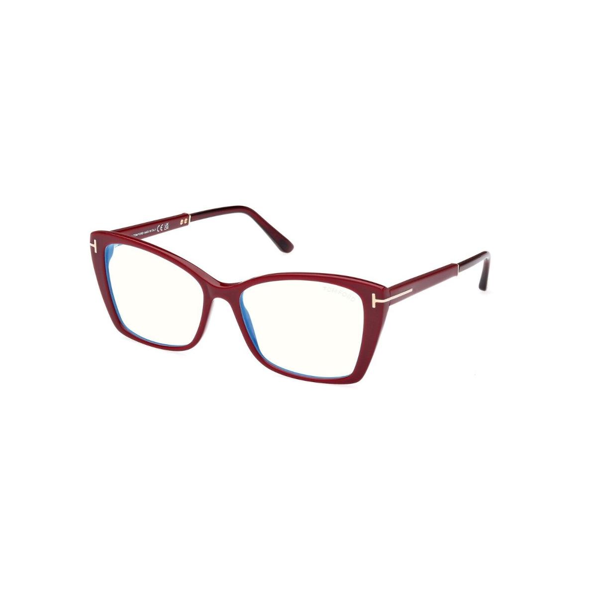 Tom Ford FT5893-B Blue Block Bordeaux 069 Eyeglasses