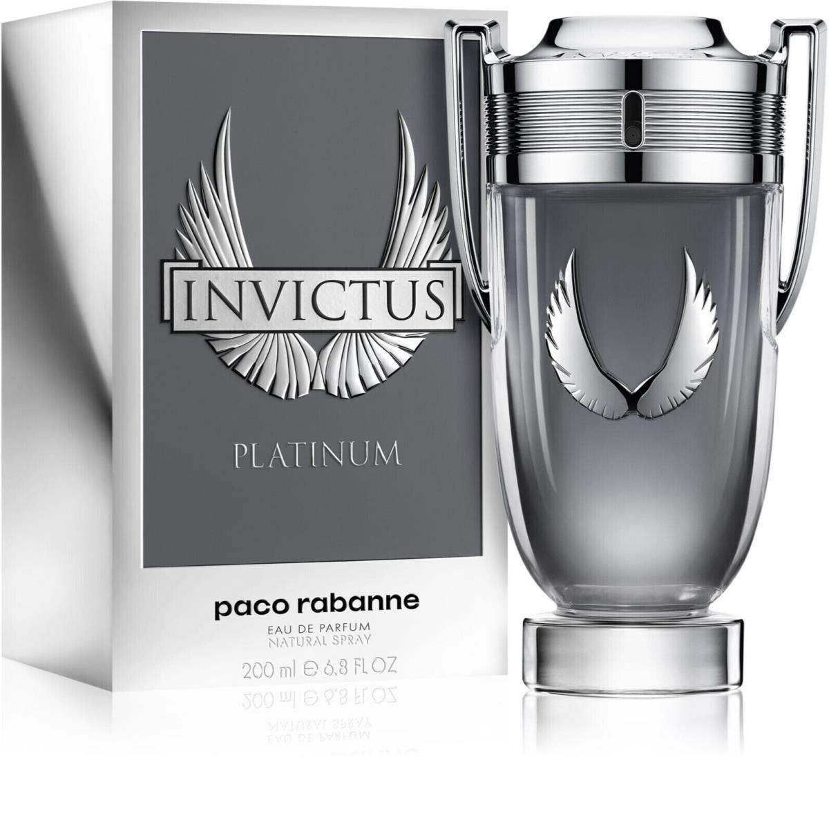 Invictus Platinum By Paco Rabanne 6.8 Oz. 200ml Eau de Parfum Spray Men