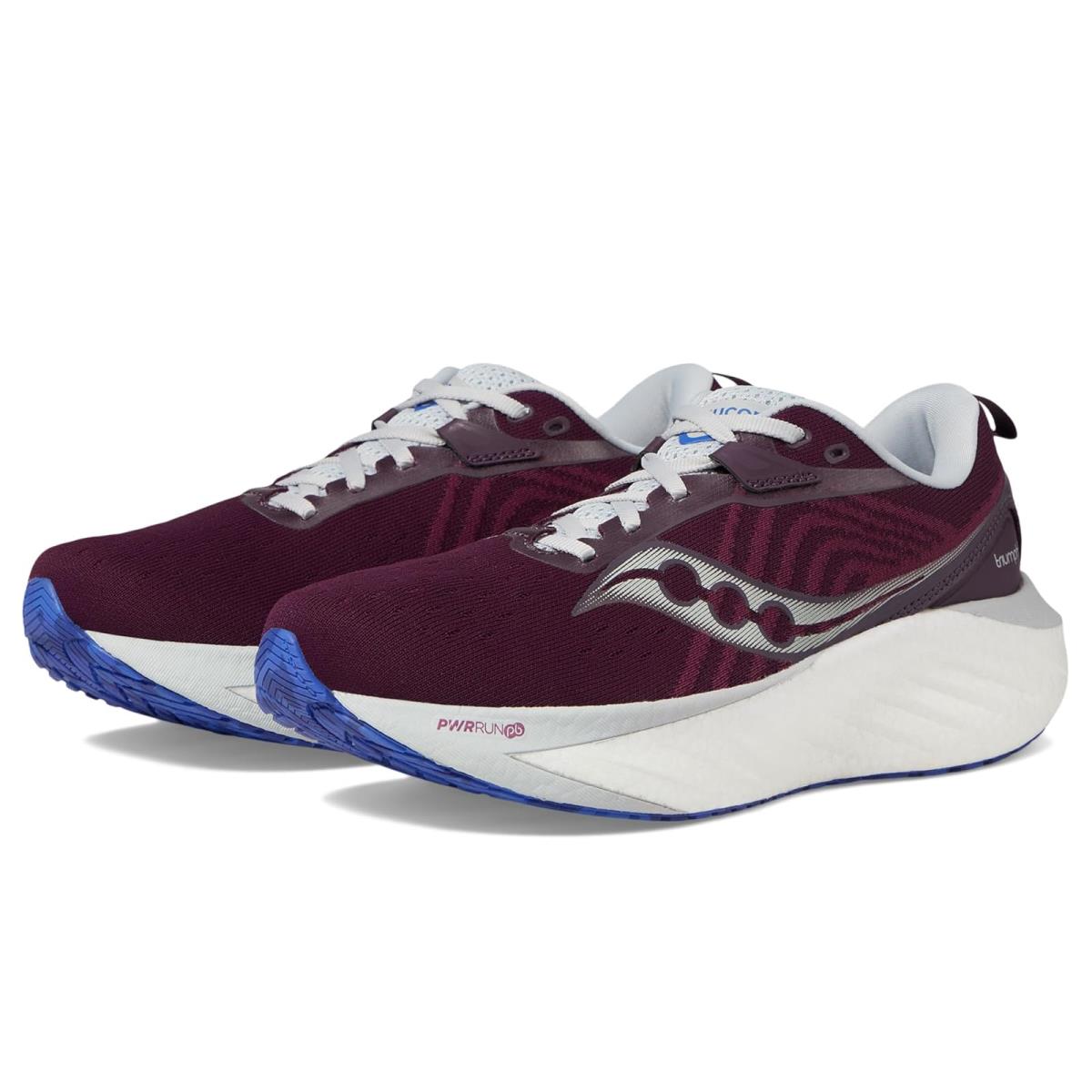 Woman`s Sneakers Athletic Shoes Saucony Triumph 22 Plum/Royal