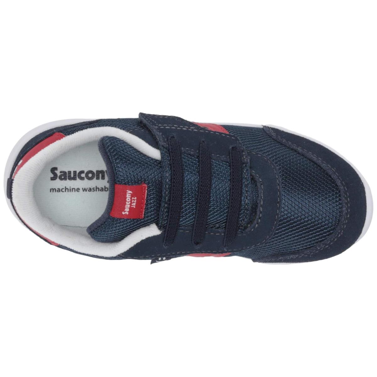 Boy`s Shoes Saucony Kids Originals S-jazz Riff Toddler/little Kid Navy/Red