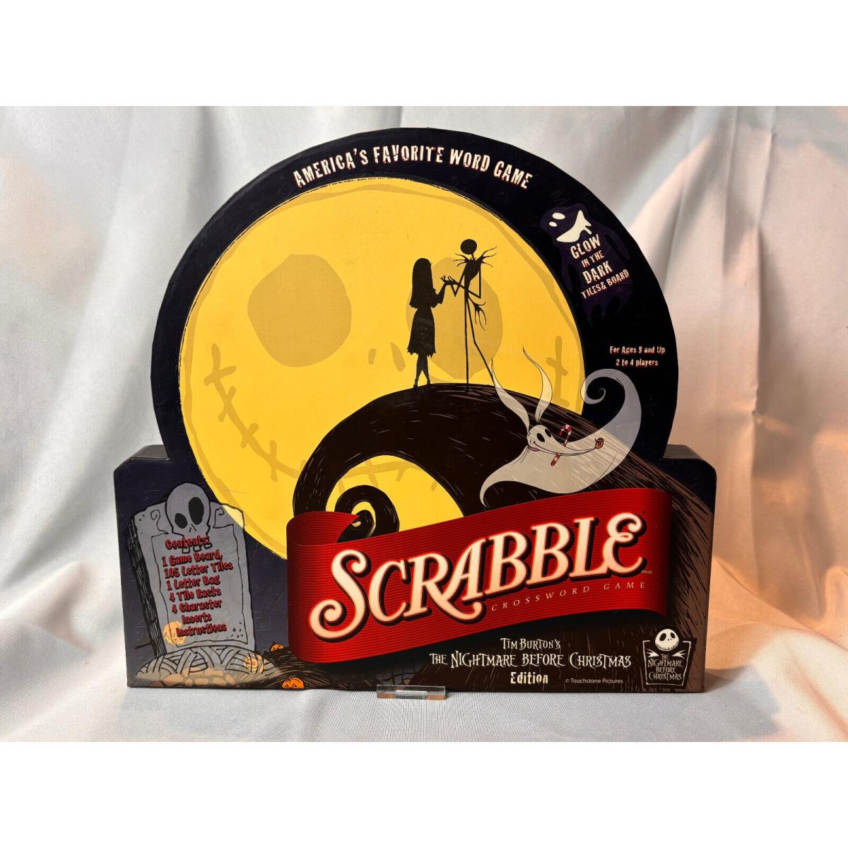 2007 Hasbro Scrabble Tim Burton`s The Nightmare Before Christmas Edition