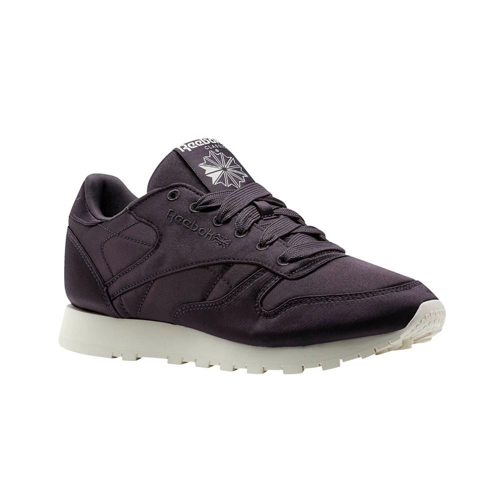 Reebok Classics Classic Leather Satin Smoky Volcano/classic White Women`s - Smoky Volcano/Classic White