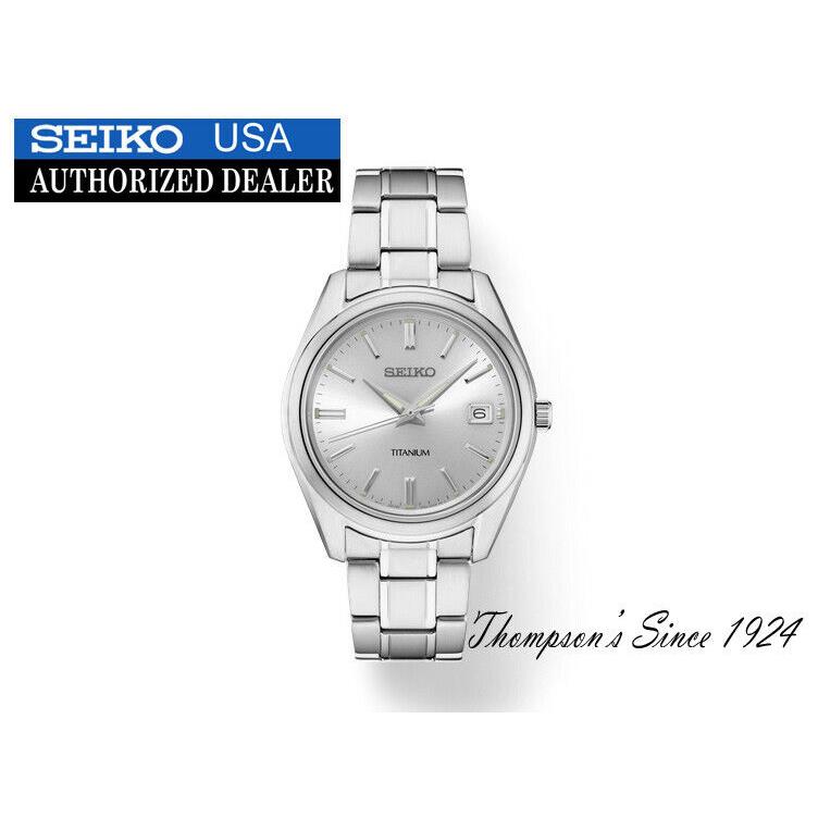 Seiko SUR369 Men`s Essentials Quartz Silver Dail