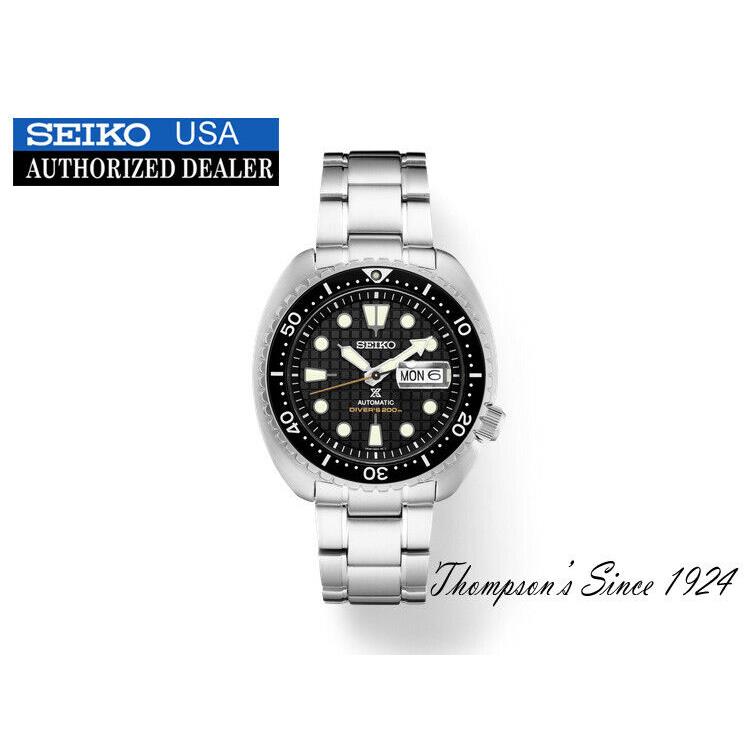 Seiko SRPE03 Men`s Prospex Diver Stainless Steel Automatic Black Dial