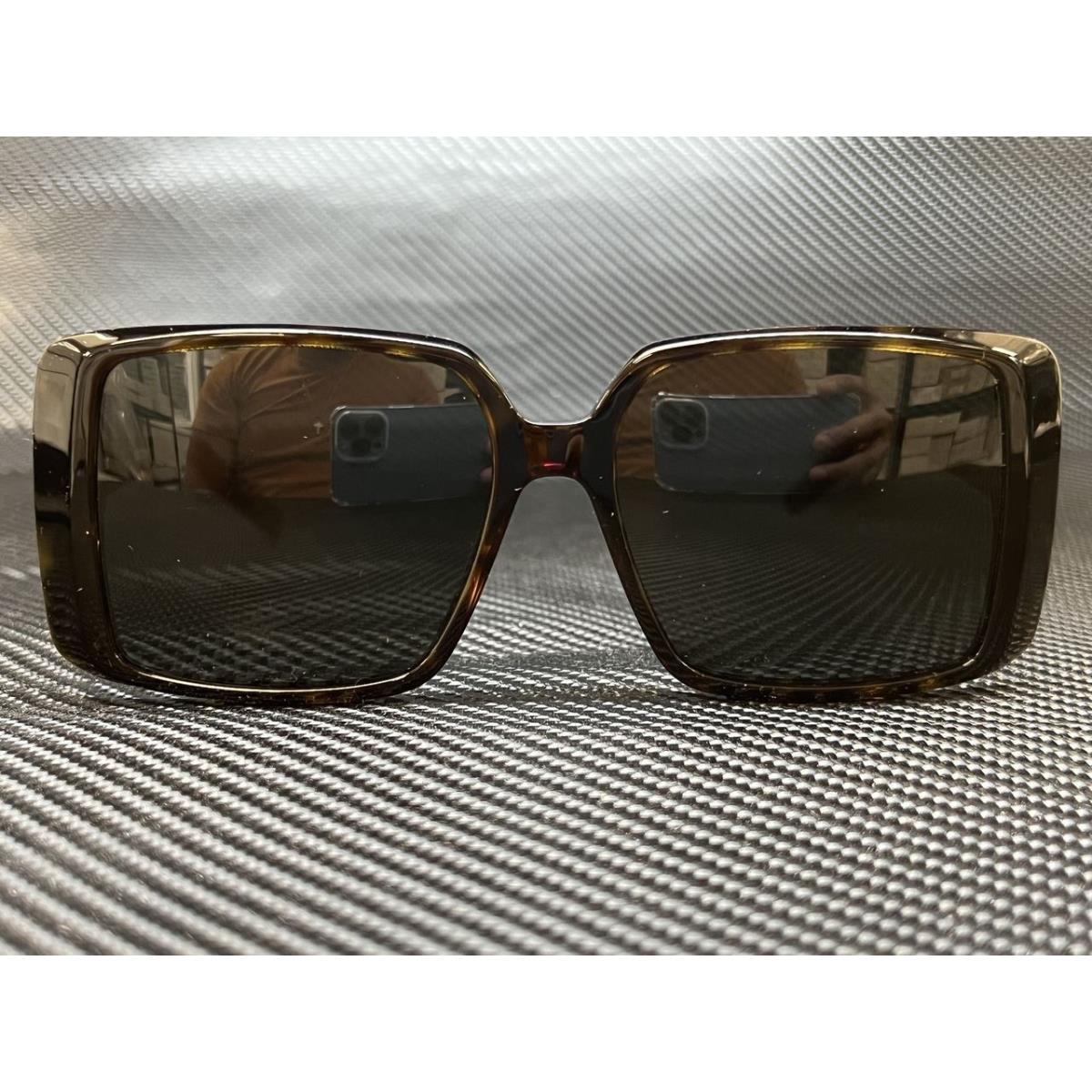 Saint Laurent SL451 003 Havana Square 56 m Women`s Sunglasses