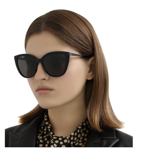 Yves Saint Laurent SLM70-003-55 Havana Sunglasses