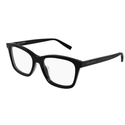 Saint Laurent SL 482-001 Black/black Square Unisex Eyeglasses