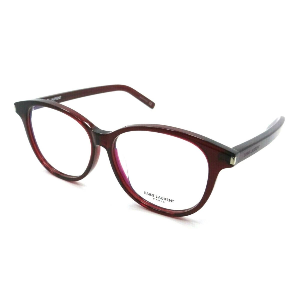 Saint Laurent Eyeglasses Frames SL Classic 9/F 010 53-13-145 Burgundy Asian Fit