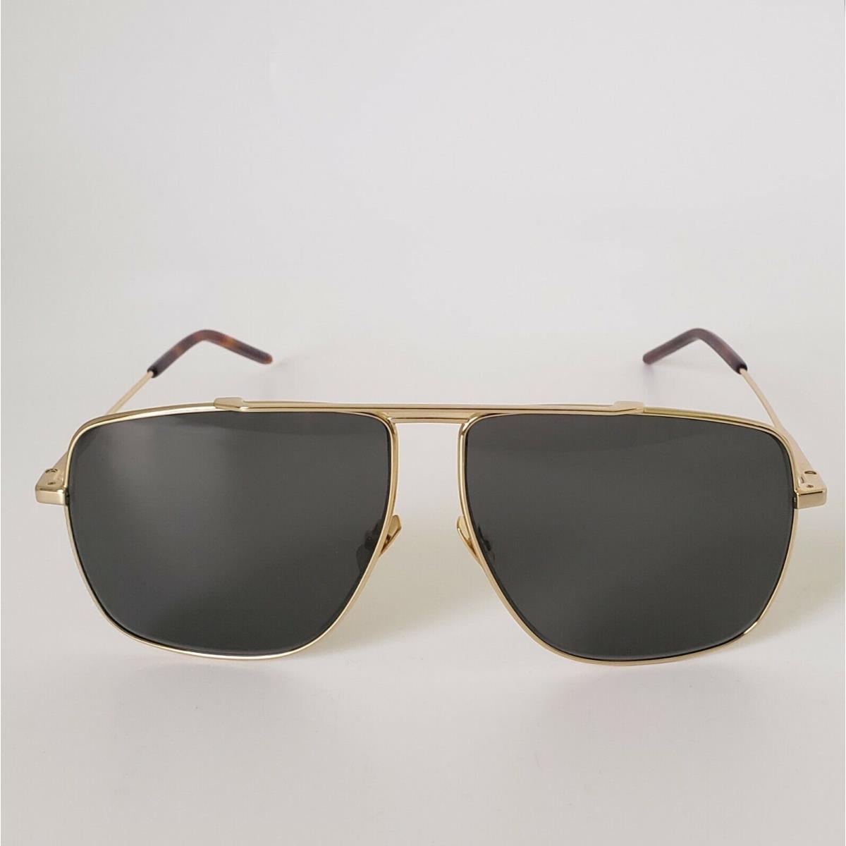 Saint Laurent SL298 004 Gold /grey Men`s Aviator Sunglasses