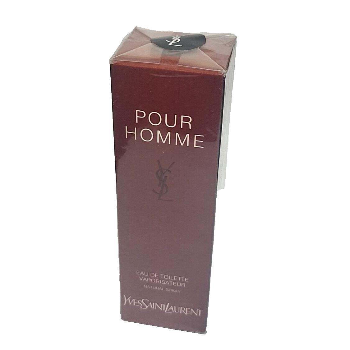 Yves Saint Laurent Pour Homme Ysl 1.6 oz Eau de Toilette Spray Retail Box Made In France