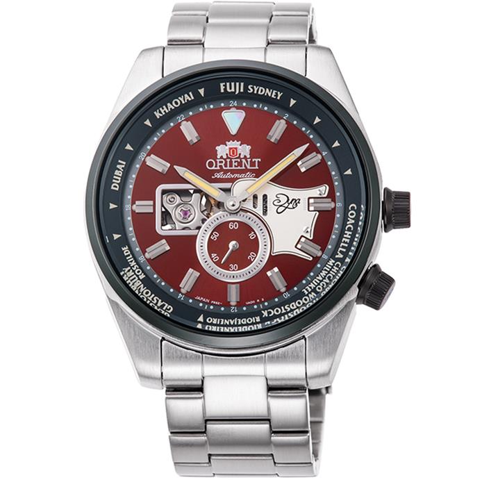 Orient Retro Future Guitar Limited Edition Red Dial Men`s Watch RN-AR0302R