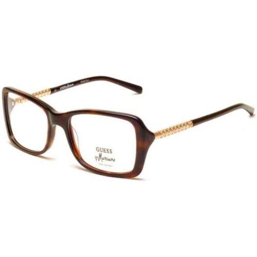 Guess By Marciano Women`s Eyeglasses Tortoise Rectangular Frame GM0114 0114 TO