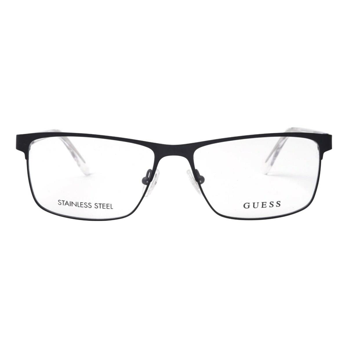 Guess GU1972 Matte Black 002 Metal Optical Eyeglasses Frame 55-15-145 GU 1972 AB