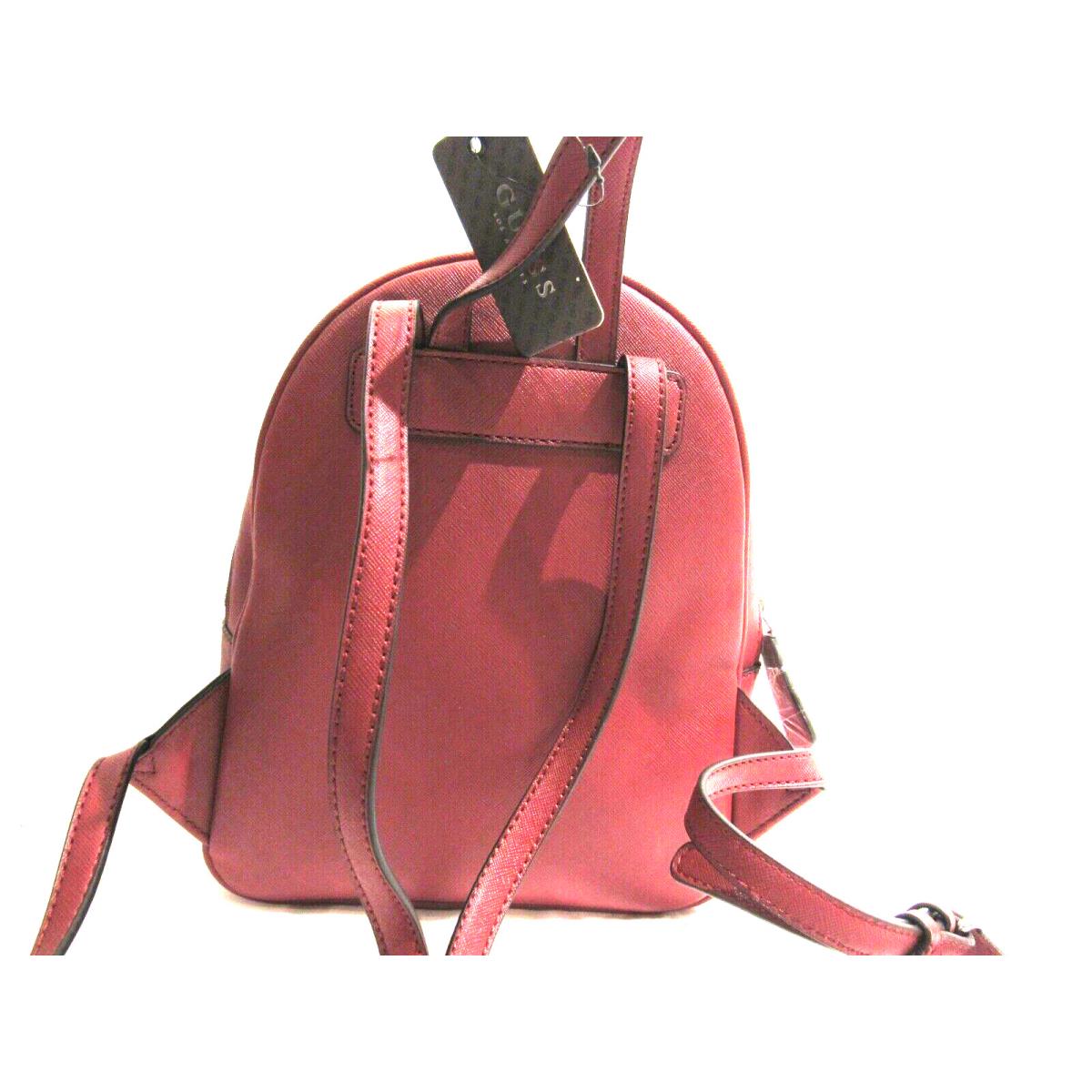 Guess Rodney Ladies Handbag Backpack Bag in Cranberry Free US Ship