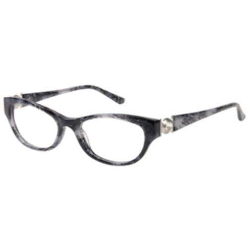 Guess By Marciano Women`s Eyeglasses Full Rim Grey Plastic Frame GM0196 0196 Gry