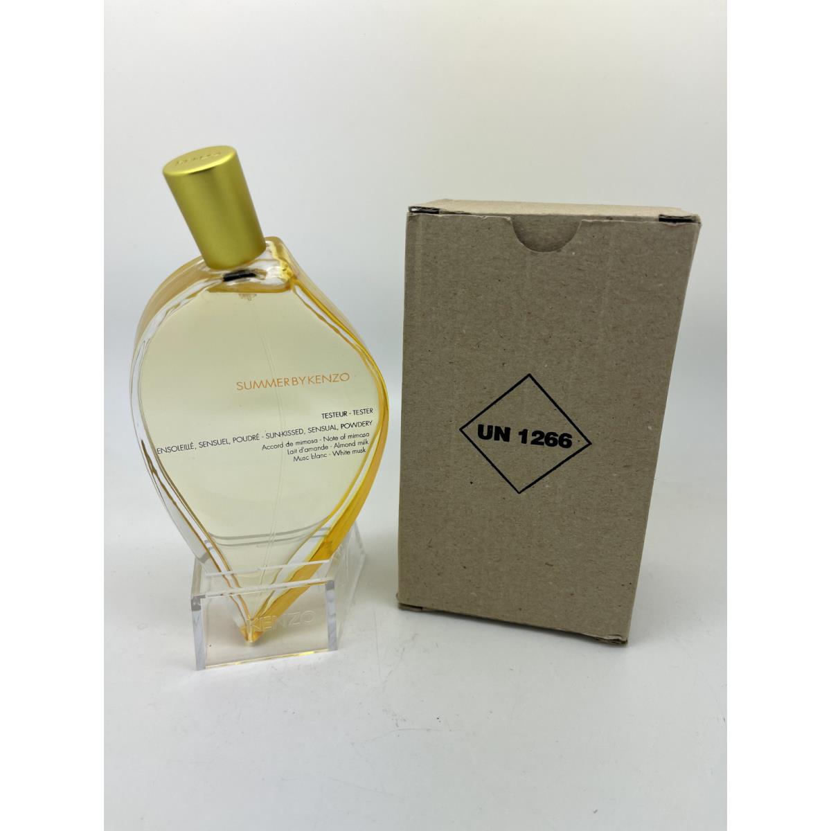 Summer BY Kenzo 2.5OZ Edp Women Perfume Spray Tester