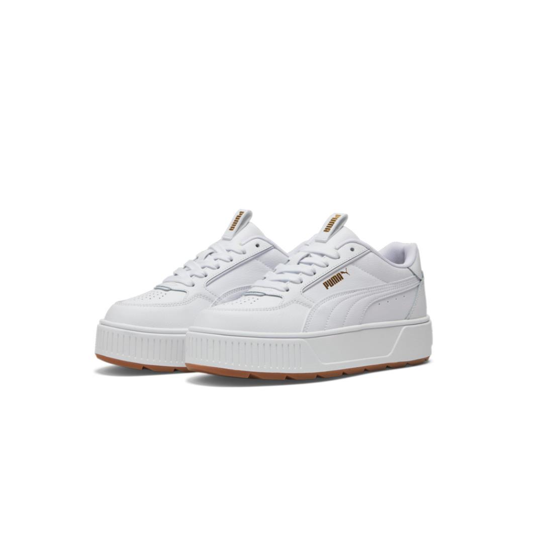 Puma Karmen Rebelle White/gold Women`s Platform Sneakers 38721224 - White