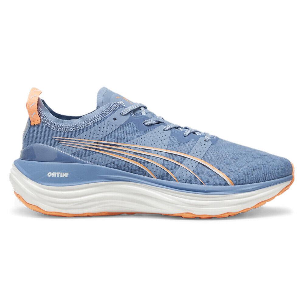 Puma Foreverrun Nitro Running Mens Blue Sneakers Athletic Shoes 37775722 - Blue