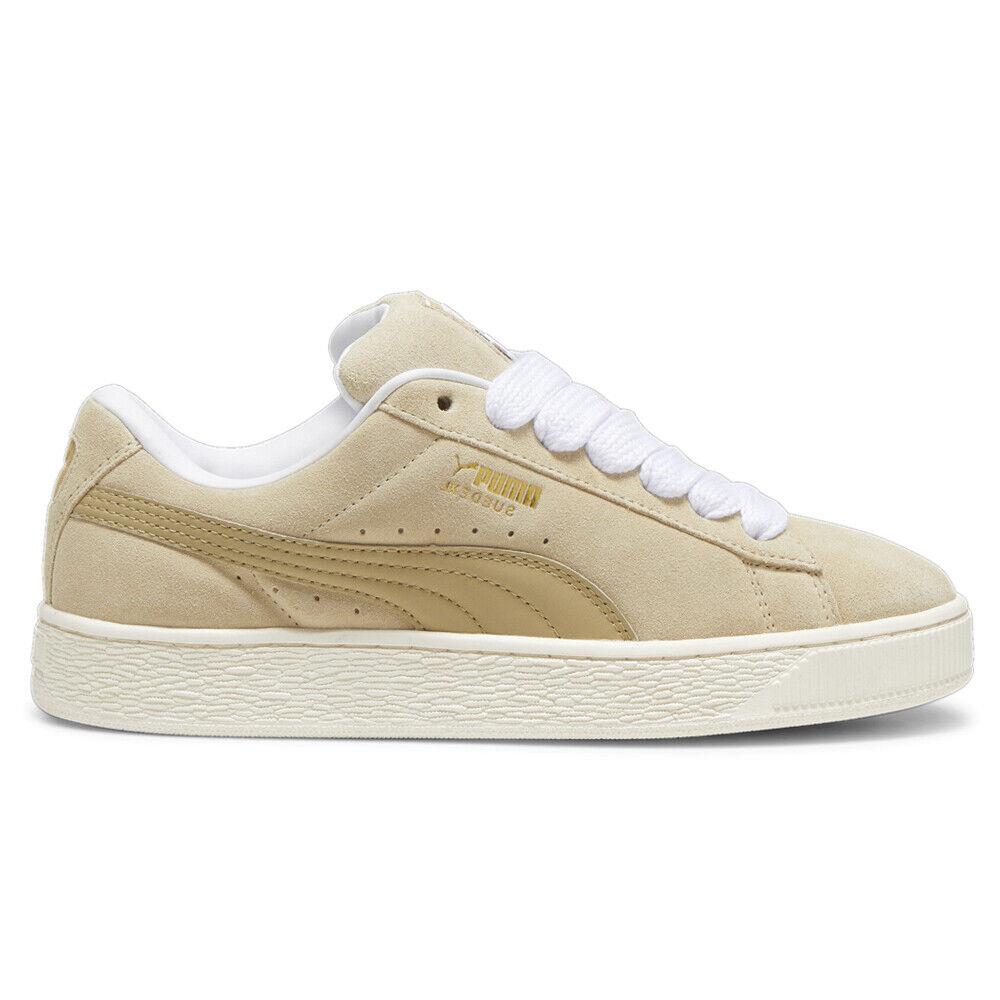 Puma Suede Xl Lace Up Womens Beige Sneakers Casual Shoes 39764805