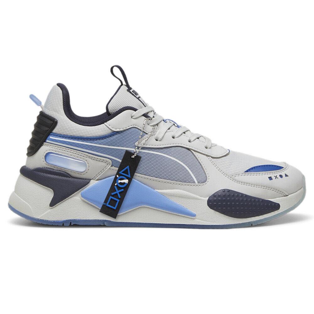 Puma Rsx X Ps Lace Up Mens Blue Grey Sneakers Casual Shoes 39631101