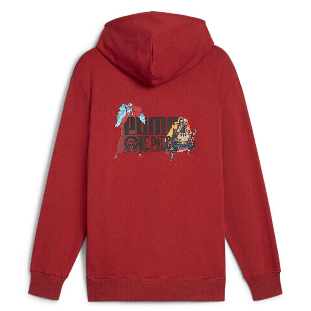 Puma Graphic Hoodie X Op Mens Red Casual Outerwear 62466624