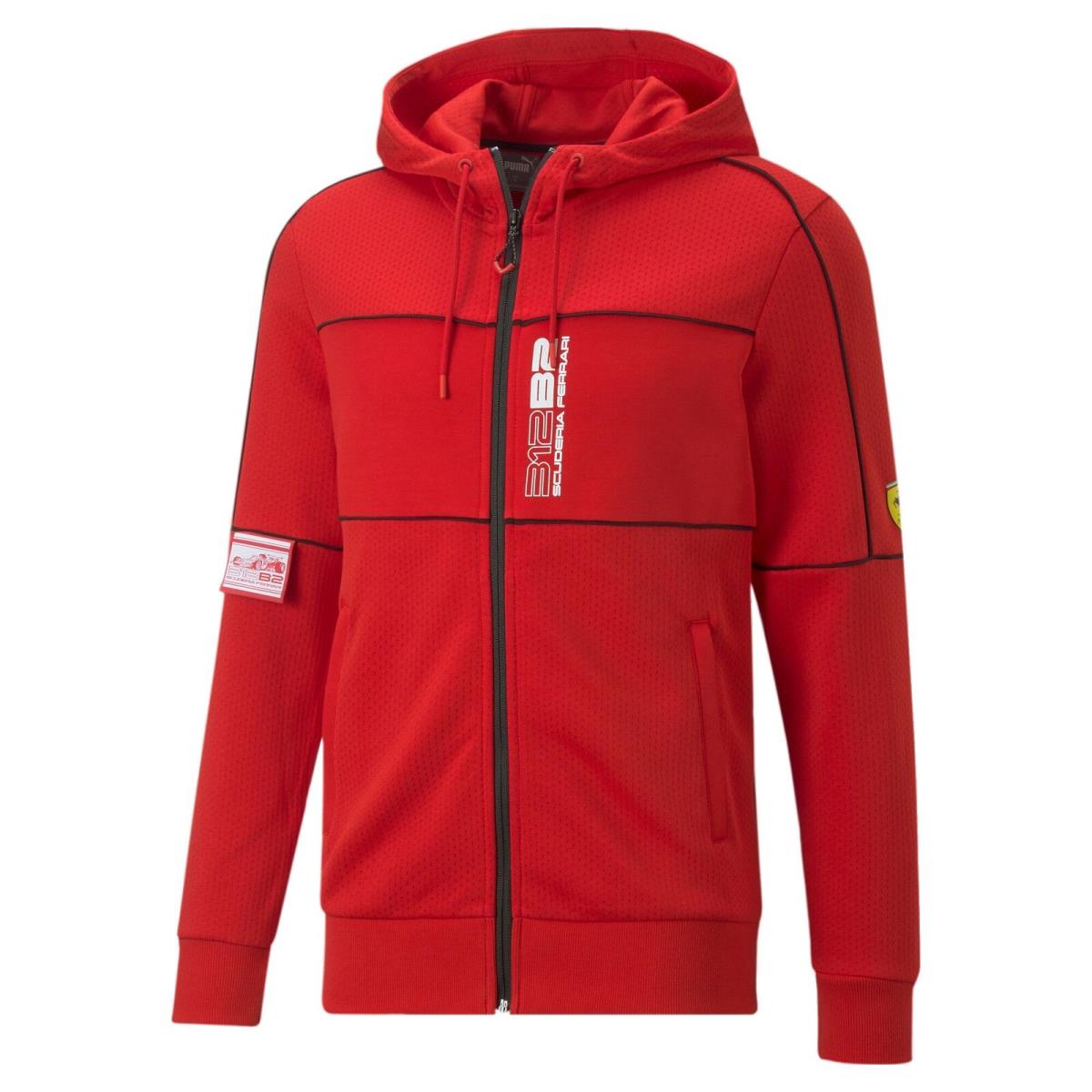 535829-02 Mens Puma Ferrari Race Hooded Sweat Jacket