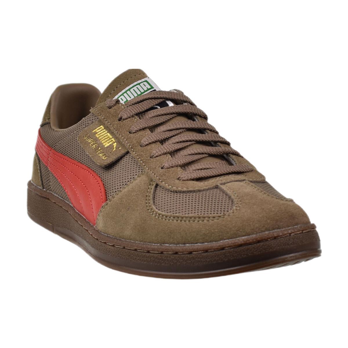 Puma Super Team OG Men`s Shoes Totally Taupe Red 390424-06 - Totally Taupe Red