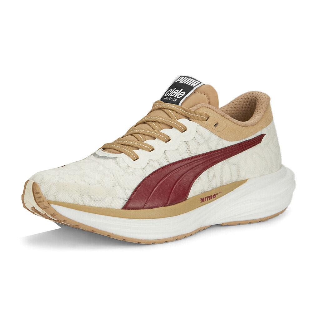 Puma Deviate Nitro 2 Ciele Running Womens Beige Sneakers Athletic Shoes 3784370 - Beige