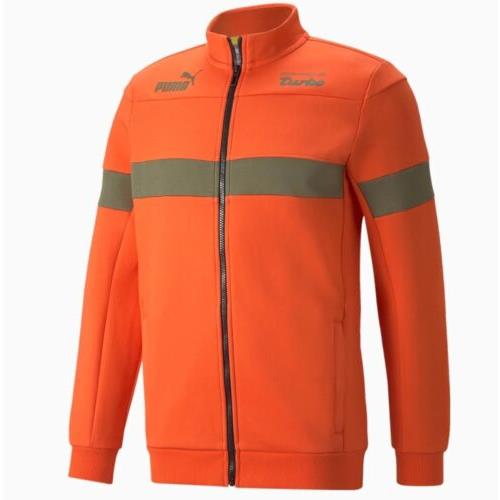 Puma Porsche Legacy Sds Tracksuit Jacket Orange - Men`s Size X Large 533779-04