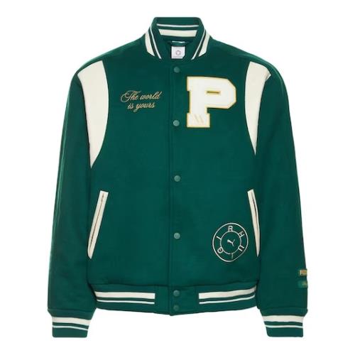 Puma - Rhuigi Varsiy Jacket Green - - SZ S