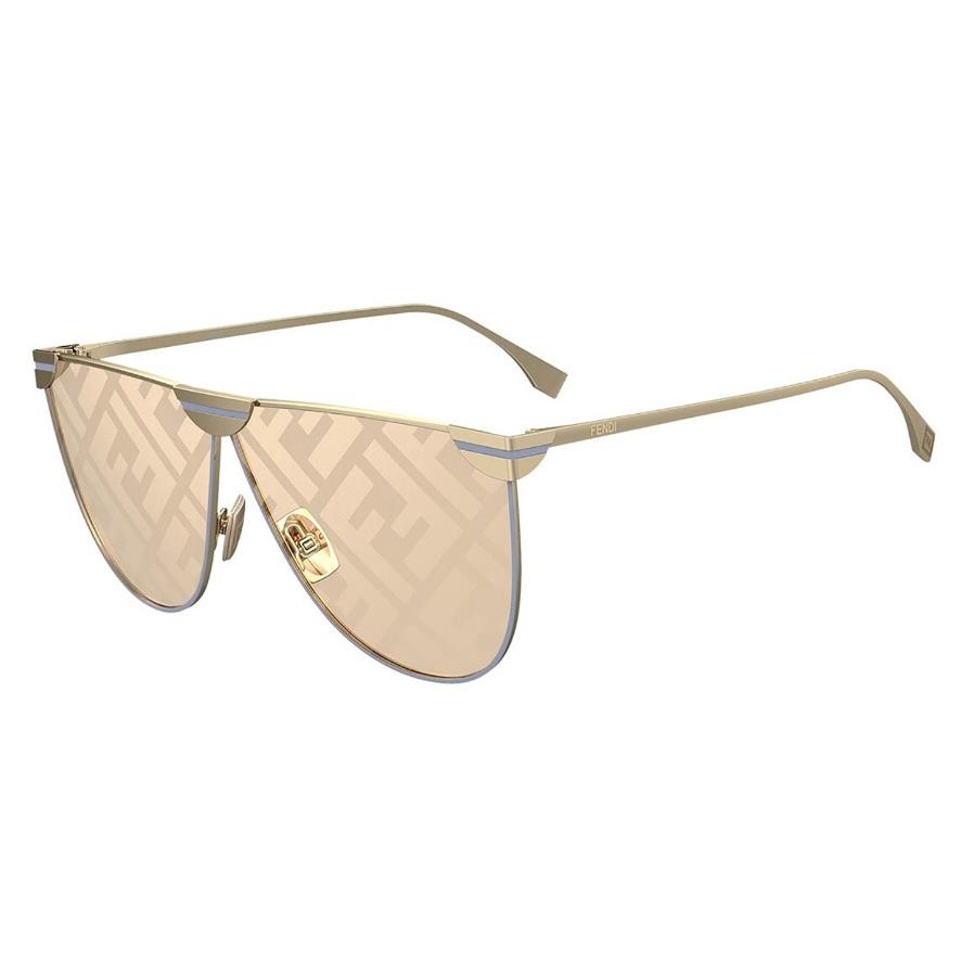 Fendi FF-0467-S-K67EB Women`s Gold / Pink Tinted Sunglasses