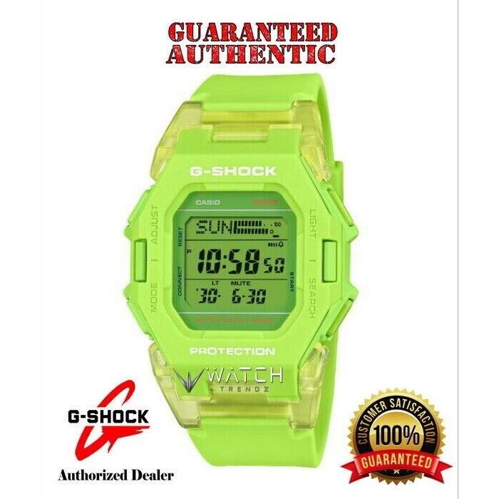 Casio G-shock GDB500S-3 Bluetooth Step Tracker Smaller Thinner Lime Green Watch