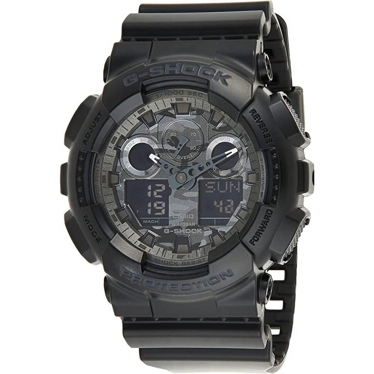 Men`s G-shock GA100CF-1A Digital Resin Quartz Watch