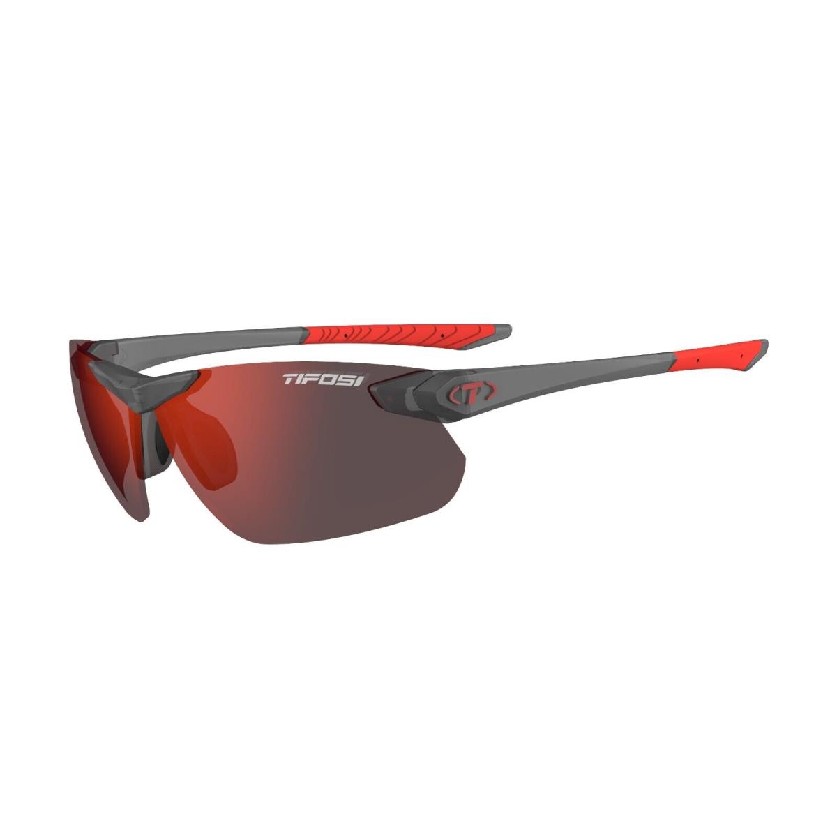 Tifosi Seek FC 2.0 Black Blue Satin Vapor Tortoise Sunglasses Choose Your Style Satin Vapor Smoke Red
