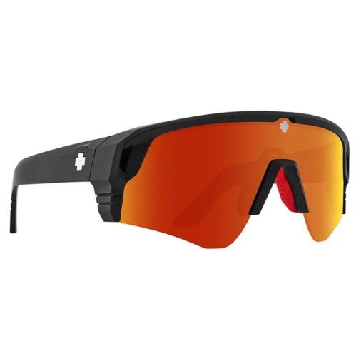 Spy Optic Monolith Speed Sunglasses - Black / Happy Boost Polar Orange Mirror - Frame: Black, Lens: Happy Boost Polarized Orange Mirror