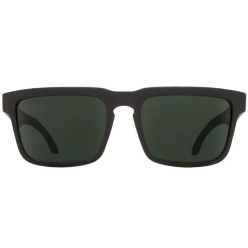 Spy Optic Helm Sunglasses - Soft Matte Black / Hd+ Gray Green